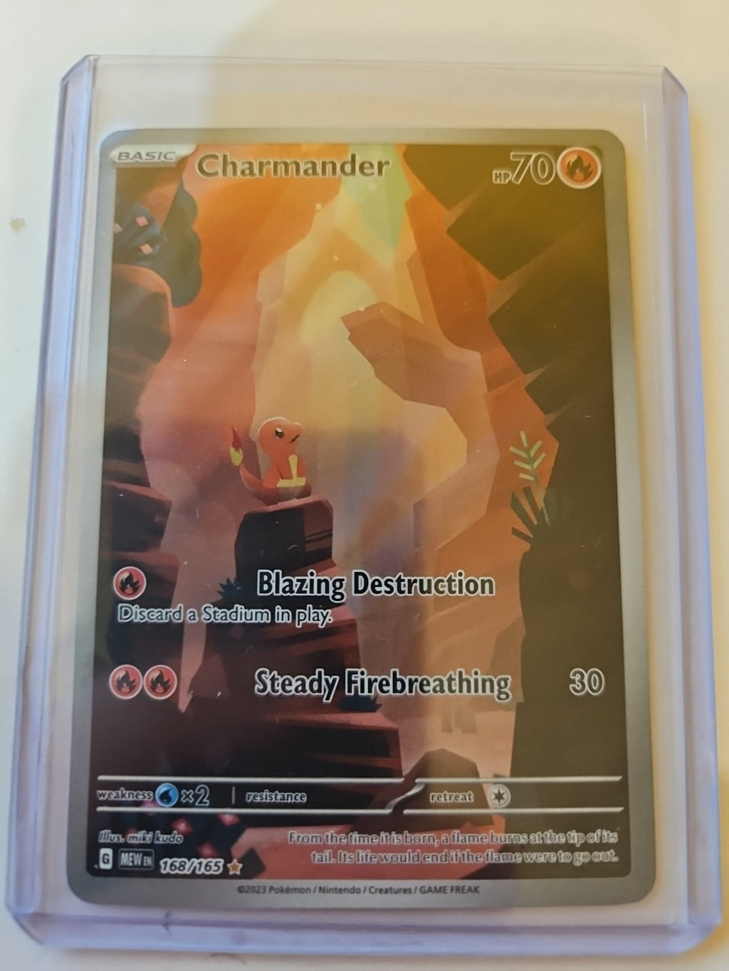 Pokemon - Scarlet & Violet: 151 - Charmander - 168/165 - Illustration Rare - Anime Card Craze