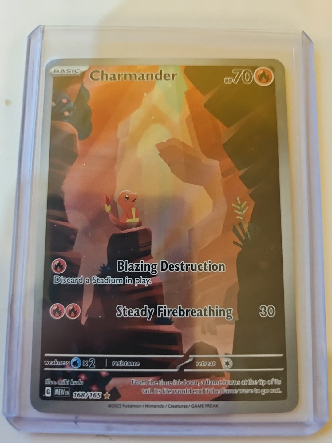 Pokemon - Scarlet & Violet: 151 - Charmander - 168/165 - Illustration Rare - Anime Card Craze