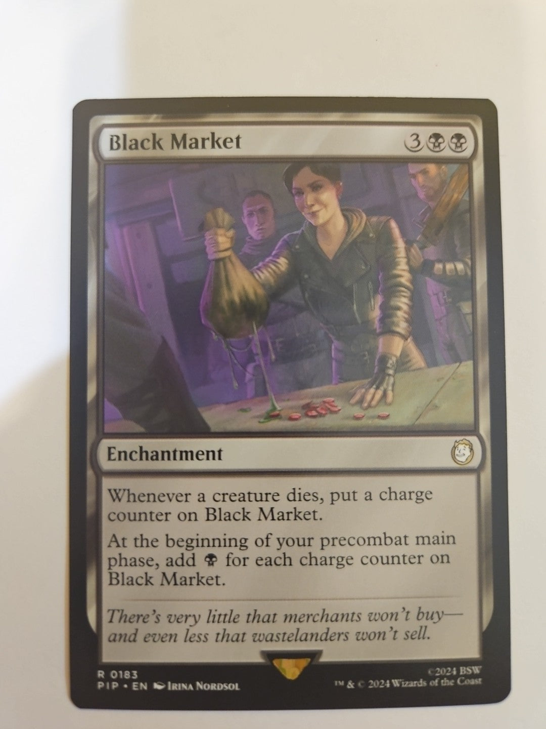 MTG - Universes Beyond: Fallout - Black Market - NM - NF