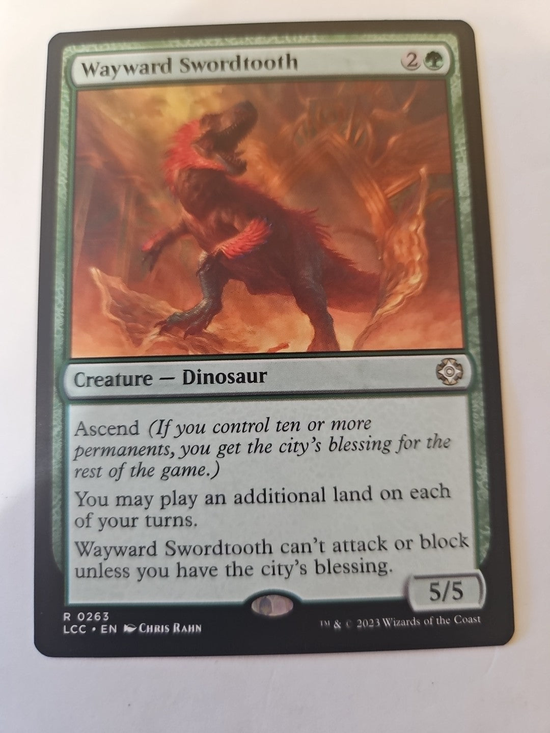 MTG - The Lost Caverns of Ixalan - Wayward Swordtooth - NM - NF