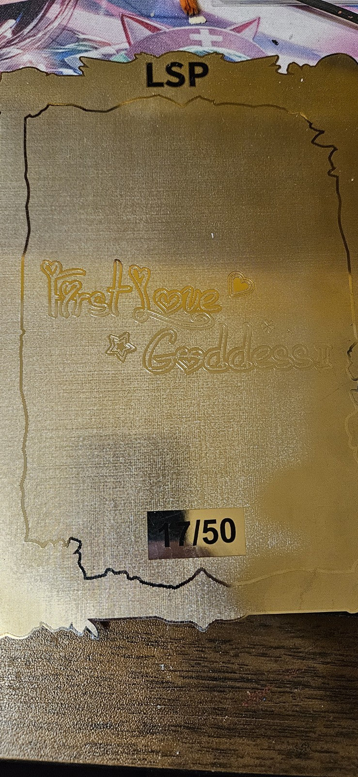 First Love Goddess Albedo (LSP) 17/50 Metal A5 With Mirrored Picture Holder