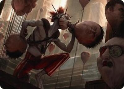 Magic: The Gathering - Art Series: Duskmourn: House of Horror - The Jolly Balloon Man Art Card - Normal