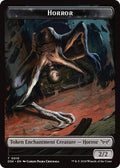 Magic: The Gathering - Duskmourn: House of Horror - Horror // Glimmer Double-Sided Token - Foil
