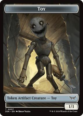 Magic: The Gathering - Duskmourn: House of Horror - Toy // Spider Double-Sided Token - Foil