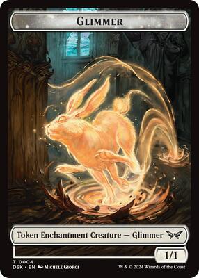 Magic: The Gathering - Duskmourn: House of Horror - Glimmer Token - Normal