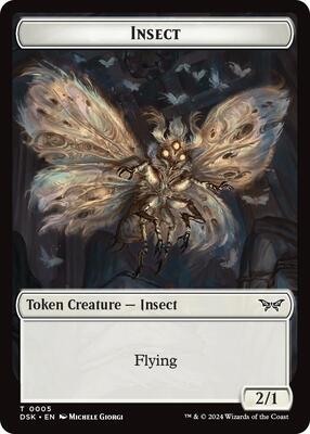Magic: The Gathering - Duskmourn: House of Horror - Insect (0005) Token - Normal