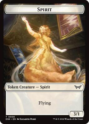 Magic: The Gathering - Duskmourn: House of Horror - Spirit (0006) Token - Normal