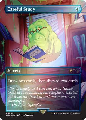 Magic: The Gathering - Secret Lair Drop Series - Careful Study (Rainbow Foil) - Foil - Anime Card Craze