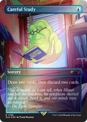 Magic: The Gathering - Secret Lair Drop Series - Careful Study (Rainbow Foil) - Foil