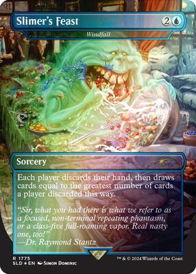 Magic: The Gathering - Secret Lair Drop Series - Slimer's Feast - Windfall (Rainbow Foil) - Foil - Anime Card Craze