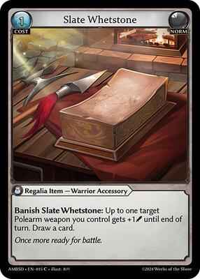 Grand Archive TCG - Mortal Ambition Starter Decks - Slate Whetstone - 15 - Normal