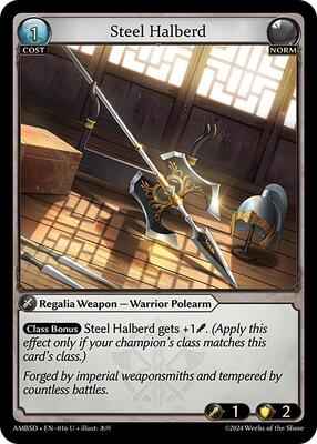 Grand Archive TCG - Mortal Ambition Starter Decks - Steel Halberd - 16 - Normal