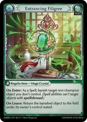 Grand Archive TCG - Mortal Ambition Starter Decks - Entrancing Filigree - 22 - Normal