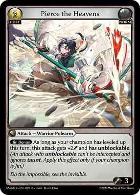 Grand Archive TCG - Mortal Ambition Starter Decks - Pierce the Heavens - 29 - Normal