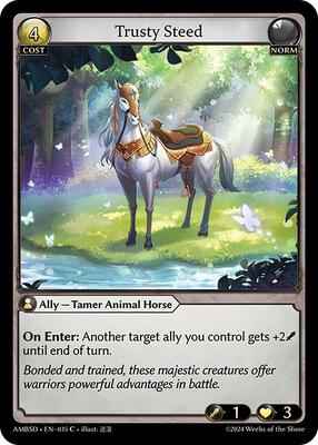 Grand Archive TCG - Mortal Ambition Starter Decks - Trusty Steed - 35 - Normal