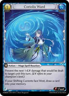 Grand Archive TCG - Mortal Ambition Starter Decks - Coriolis Ward - 39 - Normal