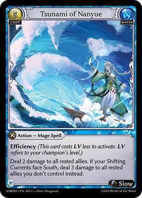 Grand Archive TCG - Mortal Ambition Starter Decks - Tsunami of Nanyue - 43 - Normal