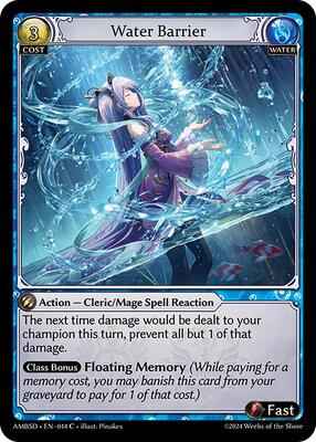 Grand Archive TCG - Mortal Ambition Starter Decks - Water Barrier - 44 - Normal