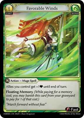 Grand Archive TCG - Mortal Ambition Starter Decks - Favorable Winds - 46 - Normal