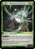 Grand Archive TCG - Mortal Ambition Starter Decks - Materialize Polearm - 47 - Normal