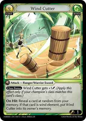 Grand Archive TCG - Mortal Ambition Starter Decks - Wind Cutter - 50 - Normal