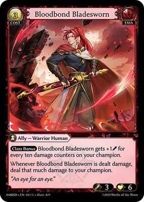 Grand Archive TCG - Mortal Ambition Starter Decks - Bloodbond Bladesworn - 51 - Normal