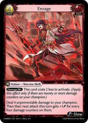 Grand Archive TCG - Mortal Ambition Starter Decks - Enrage - 52 - Normal