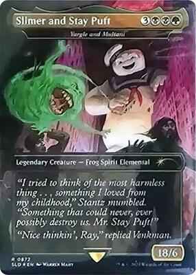 Magic: The Gathering - Secret Lair Drop Series - Slimer and Stay Puft - Yargle and Multani (Rainbow Foil) - Foil