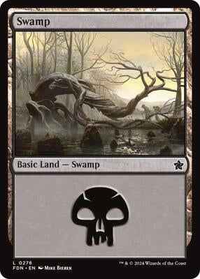 Magic: The Gathering - Foundations - Swamp (0276) - Land