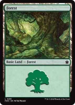 Magic: The Gathering - Foundations - Forest (0281) - Land