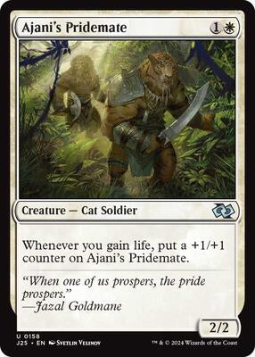 Magic: The Gathering - Foundations Jumpstart - Ajani's Pridemate - 158 - Normal