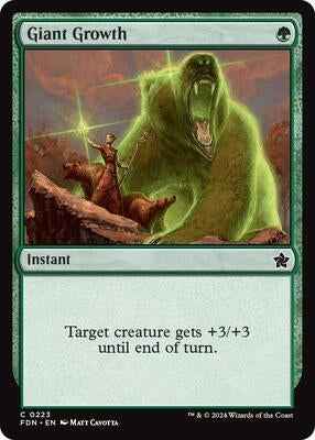 Magic: The Gathering - Foundations - Giant Growth - Normal