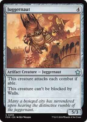 Magic: The Gathering - Foundations - Juggernaut - Uncommon