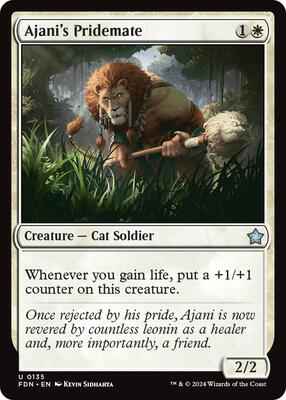 Magic: The Gathering - Foundations - Ajani's Pridemate - Uncommon