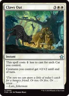 Magic: The Gathering - Foundations - Claws Out - Uncommon