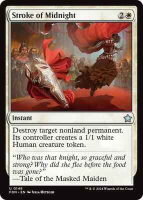Magic: The Gathering - Foundations - Stroke of Midnight - Normal