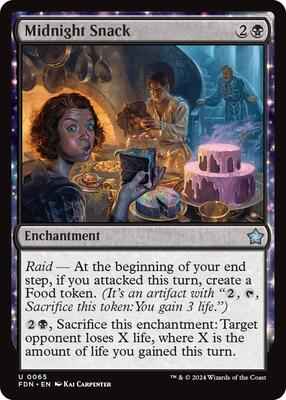 Magic: The Gathering - Foundations - Midnight Snack - Uncommon