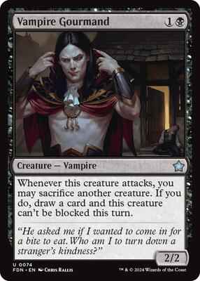 Magic: The Gathering - Foundations - Vampire Gourmand - Uncommon