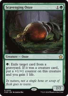 Magic: The Gathering - Foundations - Scavenging Ooze - Rare