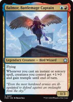 Magic: The Gathering - Foundations - Balmor, Battlemage Captain - Uncommon
