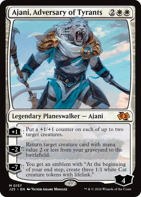 Magic: The Gathering - Foundations Jumpstart - Ajani, Adversary of Tyrants - 157 - Normal