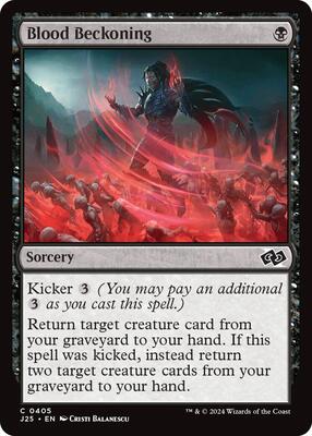 Magic: The Gathering - Foundations Jumpstart - Blood Beckoning - 405 - Normal