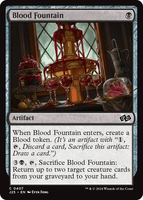 Magic: The Gathering - Foundations Jumpstart - Blood Fountain - 407 - Normal