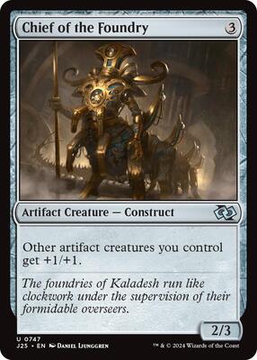 Magic: The Gathering - Foundations Jumpstart - Chief of the Foundry - 747 - Normal
