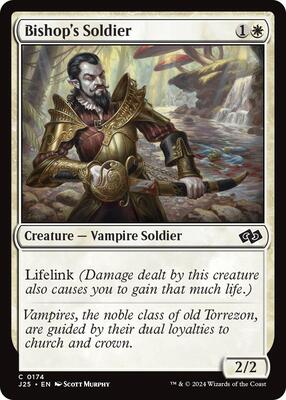 Magic: The Gathering - Foundations Jumpstart - Bishop's Soldier - 174 - Normal