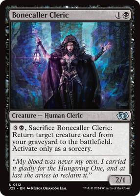 Magic: The Gathering - Foundations Jumpstart - Bonecaller Cleric - 112 - Normal