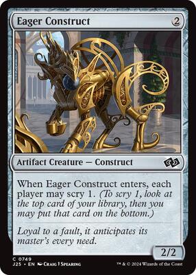 Magic: The Gathering - Foundations Jumpstart - Eager Construct - 749 - Normal