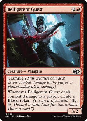 Magic: The Gathering - Foundations Jumpstart - Belligerent Guest - 521 - Normal