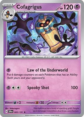 Pokemon - SV08: Surging Sparks - Cofagrigus - Anime Card Craze