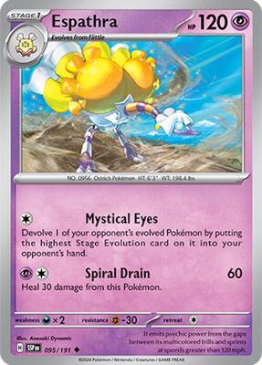 Pokemon SV08: Surging Sparks Espathra - Anime Card Craze
